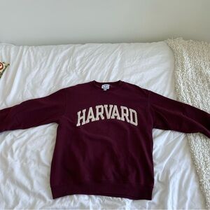 Harvard - Champion Maroon Crewneck Sweatshirt